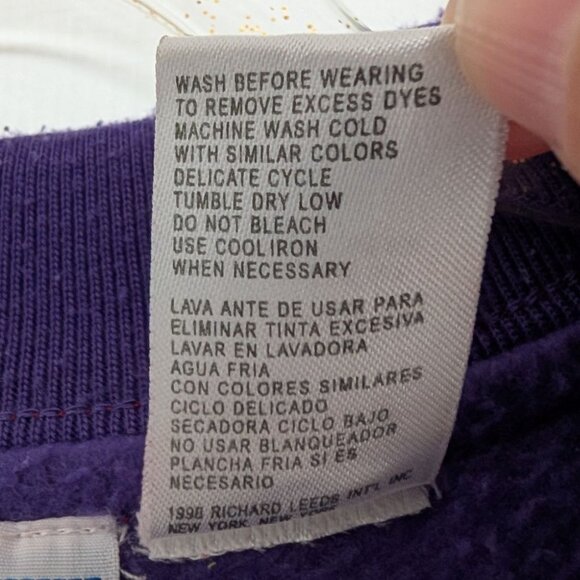 Vintage Pooh Piglet Music Nightgown Womens Size Large Purple Plaid Sleepwear - Picture 7 of 10